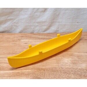 Vintage Yellow Tonka Canoe/Boat for Play People with Tabs